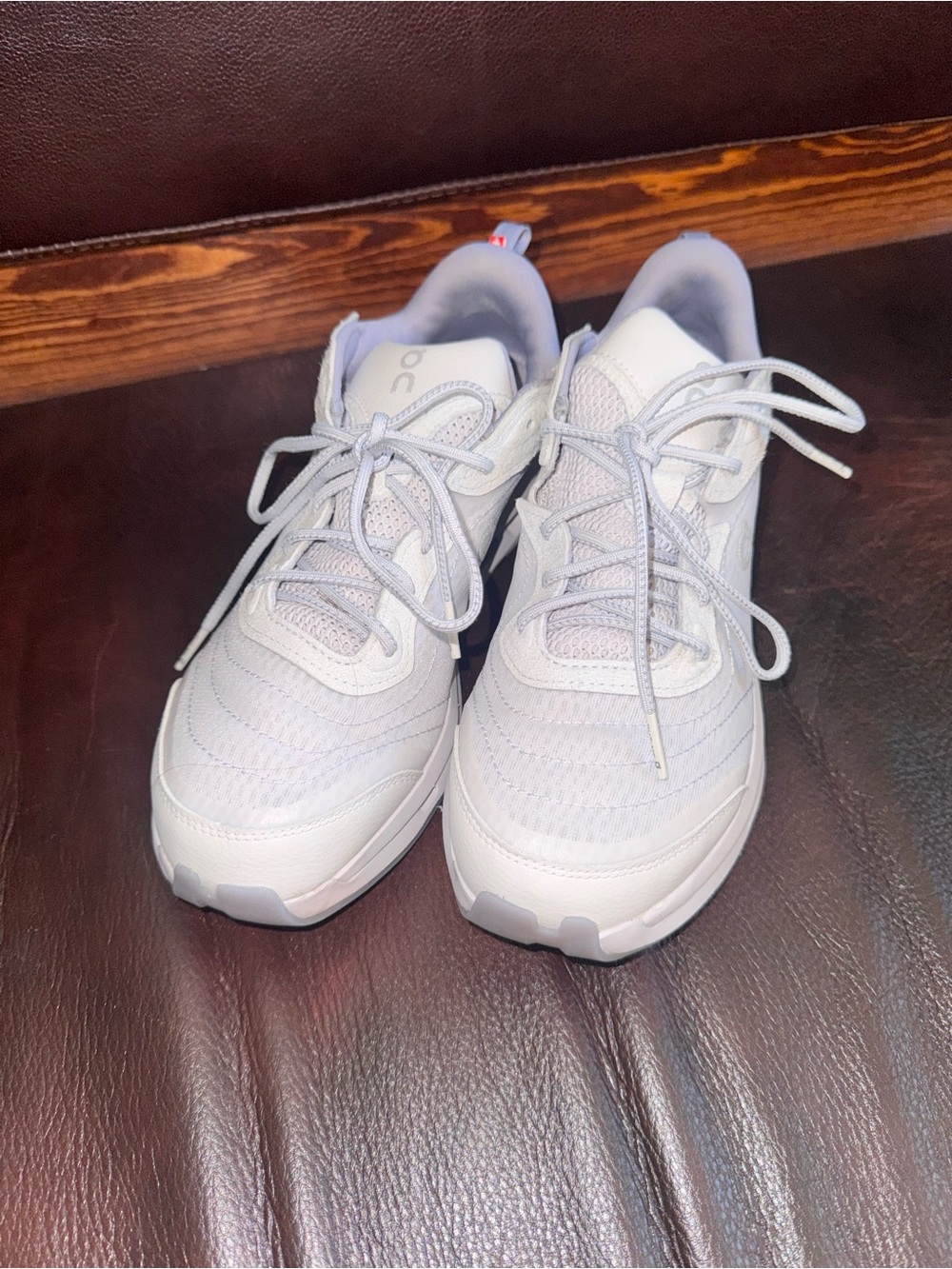 On Running Kids Sneakers in Light Gray and White - Picture 3 of 13